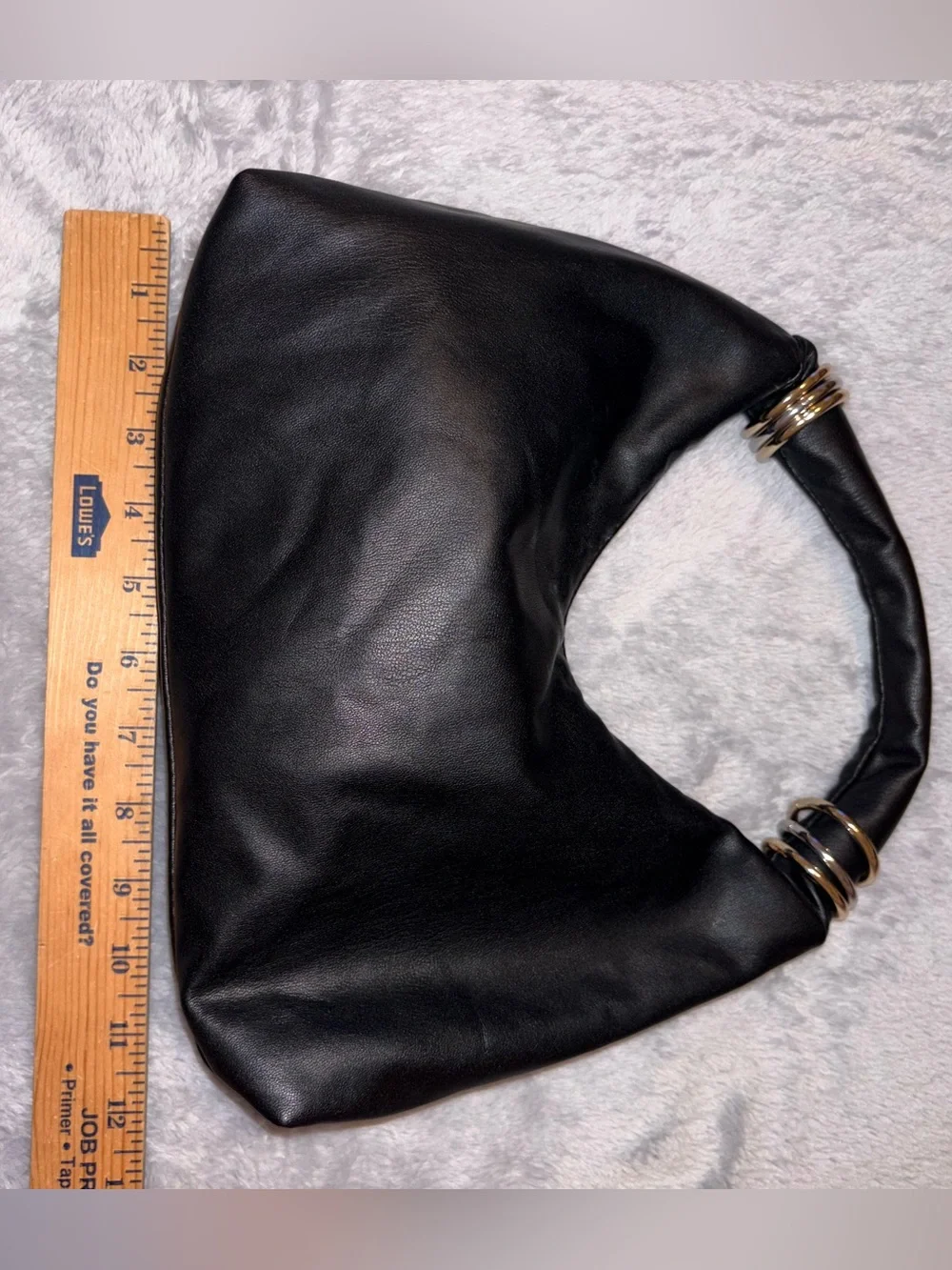A NEW DAY SLOUCHY BAG WITH SIX REARRANGEABLE RINGS NEW WITHOUT TAGS
